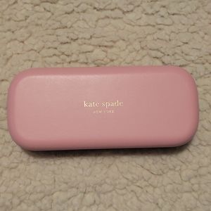 KATE SPADE PINK HARD EYEGLASS CASE